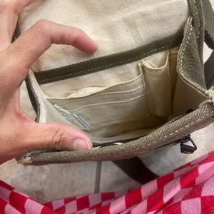 Keen Olive Green Canvas Crossbody Bag Oliver Bonas Colorblock Card Holder purse thumbnail 11