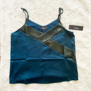 Lulus Satin Reanna Tank Top thumbnail 1