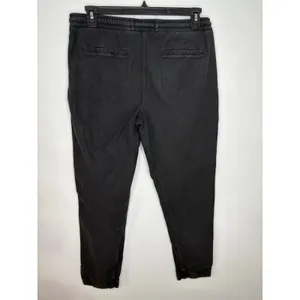 Athleta Joggers Drawstring Women's Size Large Faded Black Athleisure Active thumbnail 3