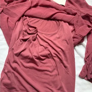 Elegant Women's Blouse in Rose by [Brand] Pink Size XL thumbnail 3