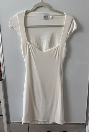 Hello Molly Dress Mini White thumbnail 2