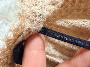 Out From Under Urban Outfitters Waffle Knit V-Neck Long Sleeve Top thumbnail 3