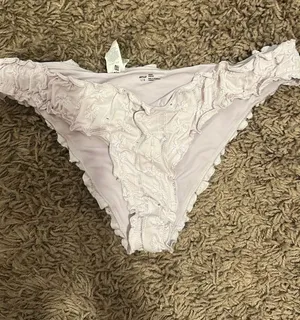 Aerie lavender cheeky bikini bottoms thumbnail 1