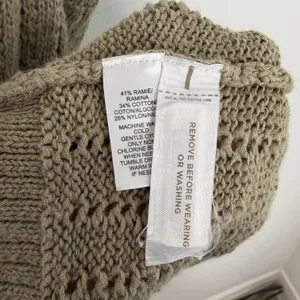 Loft Open Knit Sweater Vest Tank Scoop Neck Pullover Pointelle Coastal Size XL thumbnail 7