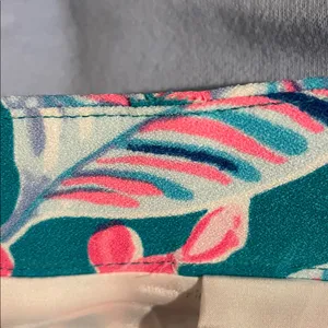 LILLY PULITZER Debbie Skirt in Maldives Green Turtle Wave Size 8 *FLAW/ALTERED thumbnail 6