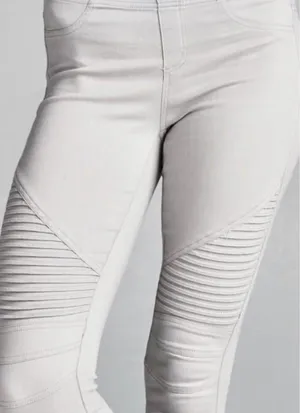 VICI Olivia Light Gray Moto Leggings thumbnail 3