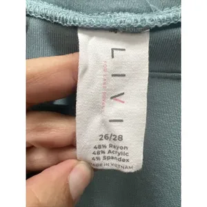 Lane Bryant Livi Colorblock Sweatshirt Sz 26 28 Cozy Soft Long Sleeve Blue thumbnail 5