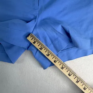 Loft Riviera Shorts Womens 6 Periwinkle Blue Cotton Stretch Chino Mid Rise 4in thumbnail 5