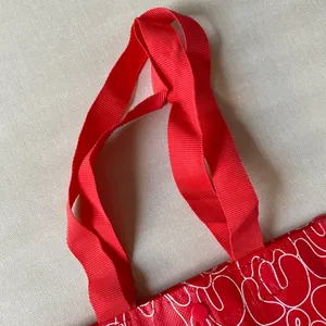 Lululemon Shopping Tote Bag Red - Small thumbnail 3