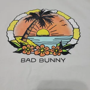 Bad Bunny Shirt Size XL Bad Bunny World's Hottest Tour 2022 Un Verano Sin Ti Tee Concert Tee Unisex thumbnail 4