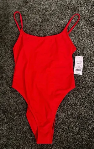 wild fable Red One Piece Swimsuit Size Small 0521 thumbnail 1