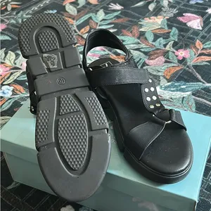 Dirty Laundry Black Studded Sandals thumbnail 5