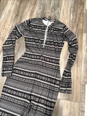 Skims Fair Isle Henley onesie large thumbnail 8