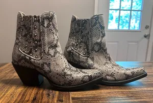 Ariat Snakeskin ankle boots thumbnail 1