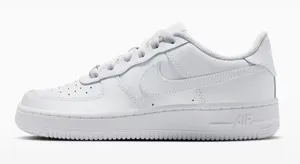 Nike White Air Force 1 LE Athletic Sporty Sneaker Shoes 6.5 thumbnail 1
