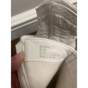 Coconuts By Matisse Derringer White round toe cowgirl booties 7 concert wedding thumbnail 4