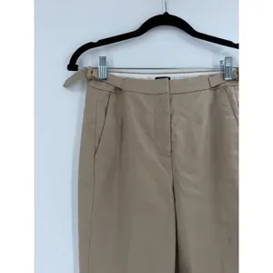J.Crew‎ Flare Pant Womens 00 Beige Linen Blend Slim Fit BR152 Quiet Luxury NWT thumbnail 12