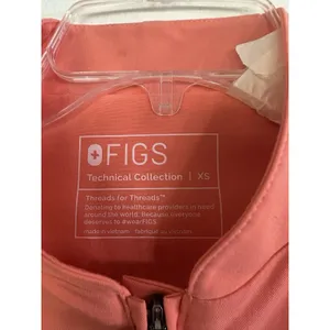 Figs Sebina Jacket Fiery Coral Size Xsmall thumbnail 6