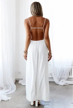 Hello Molly Soft Breeze Maxi Dress White thumbnail 2