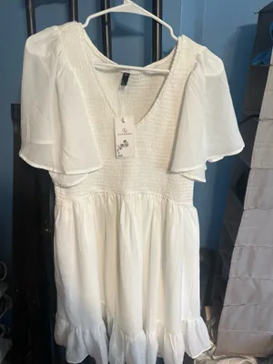 White Amazon Dress thumbnail 1