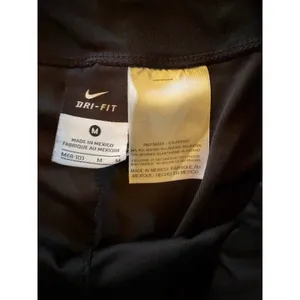 Nike Dri-FIT Pants Womens M Black Straight Leg Training Yoga Athletic thumbnail 2