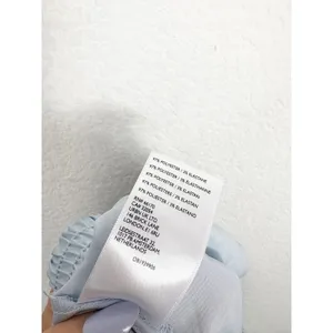 Urban Renewal Remnants Satin Puddle Pants Medium Baby Blue Stretch Wide Leg thumbnail 7
