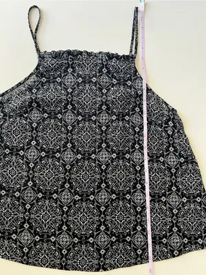 Universal Thread Black White Medallion Print Cotton Tank Top Size S thumbnail 9