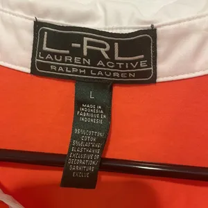 Lauren active Ralph Lauren vintage Orange polo size large thumbnail 7