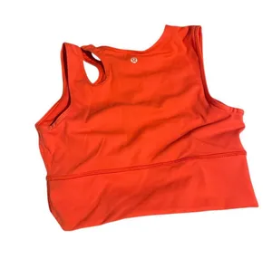 Lululemon Mastered Motion Cropped Tank Thermal Red | SIZE 6 thumbnail 4