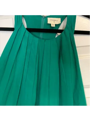 Everly Elegant Green Halter Maxi Dress Flowy Pockets thumbnail 3