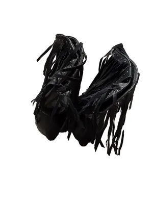 Dingo Western Fringe Cowboy Boots Size 8.5 thumbnail 4
