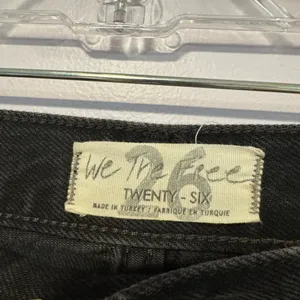 We the free‎ black button fly straight jeans thumbnail 3