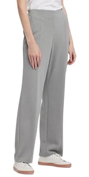 UNIQLO grey elastic waist ponte pants, size M, NWT thumbnail 1