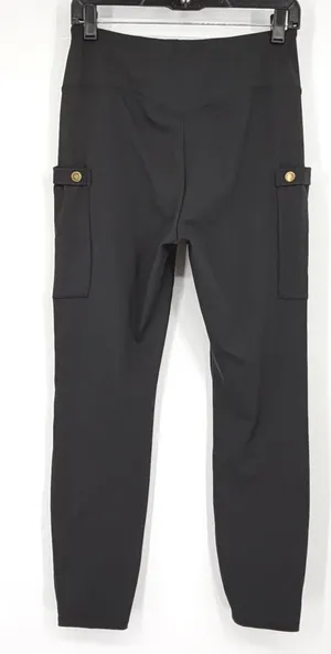 Halara Cargo Work Pants Black M Stretch High Rise NWT Office Travel thumbnail 1