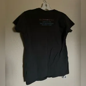 Tultex Foo Fighters World Tour‎ 2015 Concert Band Tee Shirt Womens Large Grey Colorado thumbnail 4