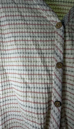 Paper Crane Women's Waffle Knit Long Sleeve Button-Down Tie-Front Cardigan Top thumbnail 3