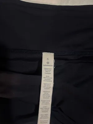 Navy Lululemon Speed Up Shorts 4" thumbnail 5
