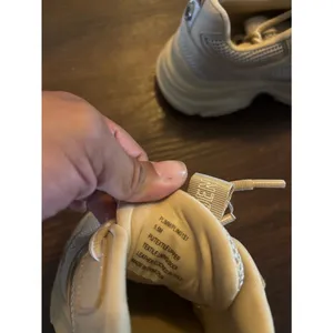 Steve Madden Possession platform sneakers in a beige or bone color thumbnail 4
