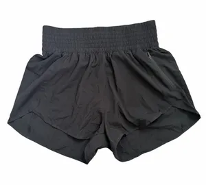 Women's Black Performance Running Shorts thumbnail 1