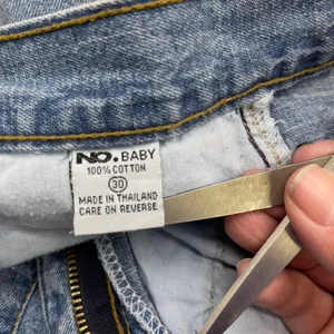 NOBABY The‎ Revolt Womens Jeans Size 30 Wide Leg Flare Y2K 2000s Streetwear thumbnail 8