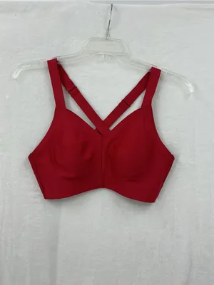 ALO Yoga Red Wireless Seamless Bra thumbnail 3
