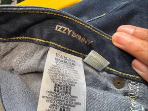 Michael Kors Izzy Skinny Jeans Womens 12 Dark Wash Stretch Denim Pants thumbnail 4