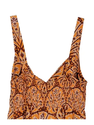 Knox Rose boho western Wide Strap Sleeveless A-Line Dress S thumbnail 9