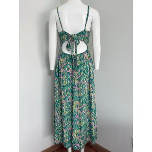 Cupshe Women’s Maxi Dress Approx M/L Colorblock Front Twist Keyhole Open Back thumbnail 5