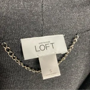 Ann Taylor Loft‎ sweater vest charcoal size small thumbnail 3