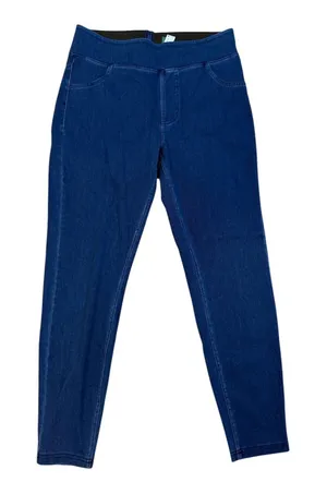 Halara Jeggings Blue L Womens Pull On High Waisted Stretch Denim Look thumbnail 1