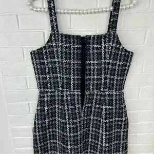 Francesca’s Black Tweed Knit Mini Dress Size S thumbnail 9