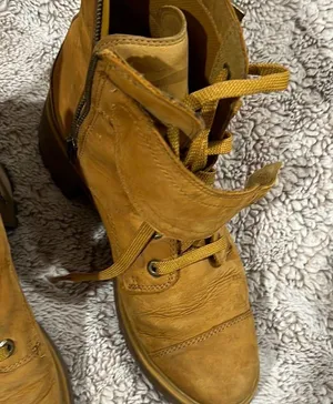 Timberland Kori Park Womens 9 Wheat Nubuck Suede Leather 6in Lace Up Heel Boot thumbnail 2