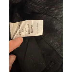 PacSun Black High Rise Ripped Knee Straight Leg Jeans Size 23 thumbnail 5