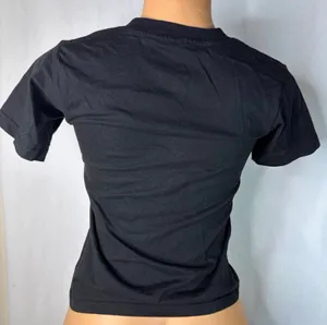 Funny quote graphic print t shirt Black thumbnail 2